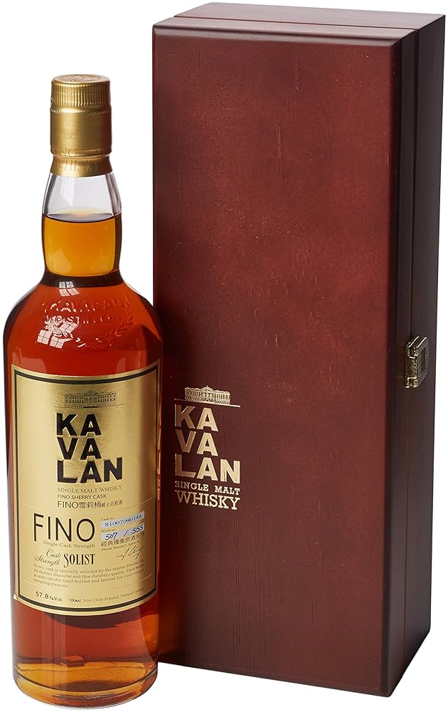 ウイスキー KAVALAN Fino Sherry Cask 700ml 57.1% Kavalan Solist Fino Sherry Cask 700ml – Atambah Bottle Shop